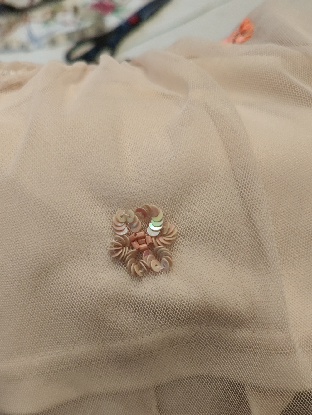 GIANNI BINI Penny Round Floral Beaded Cocktail Dress 2 - Picture 9 of 12